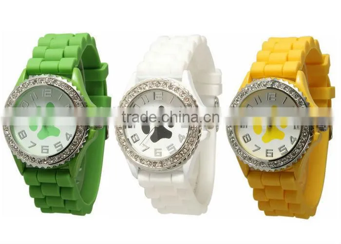 Silicone coulorful fashion custom design watch for kids