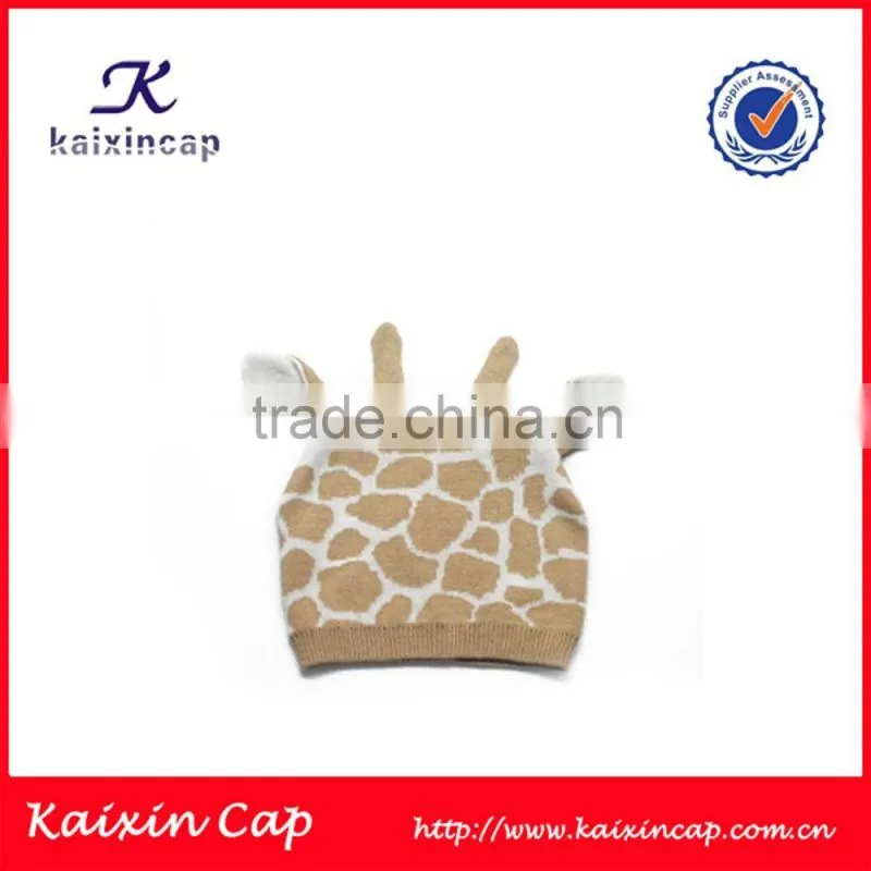 customized new desgin fashion cartoon cute animal beanie hat