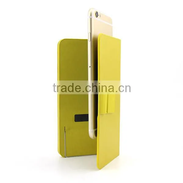 2500mAh backup battery charger leather case cover power bank for smartphone