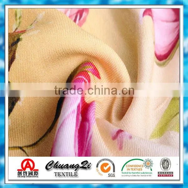 printing fabric flowers for garment fabric