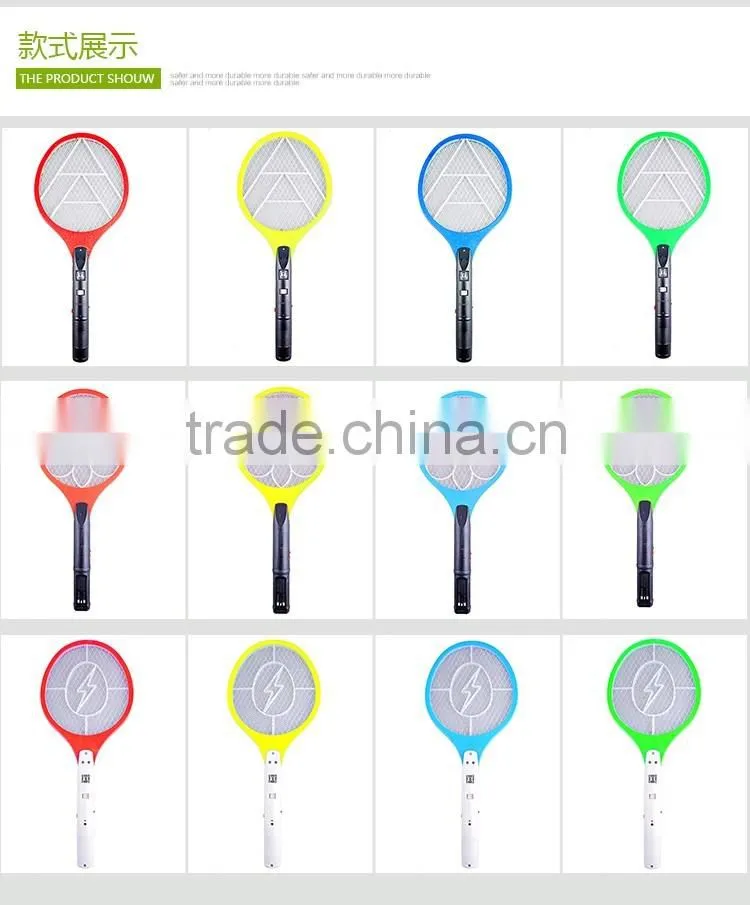 Manufactory offer cheap price rechargeable mosquito swatter