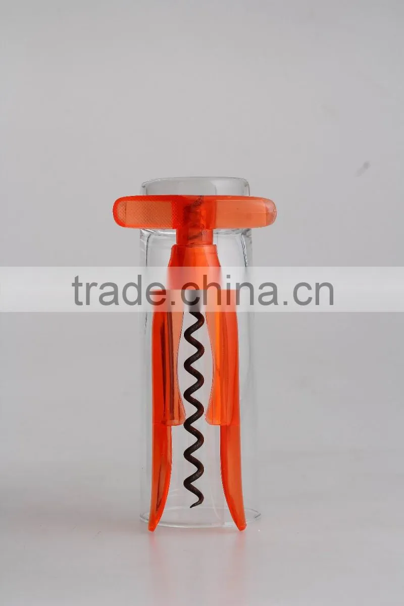 S/S+AS 15.5*7.5*2 Colorful kitchen utensil wine opener/cork screw