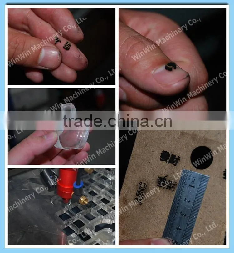 Rubber Stamp Laser Engraving Machine for Acrylic
