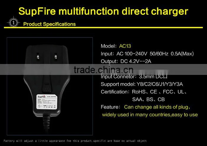 2015 New Product Travel Charger With UK/AU/EU/CN plug