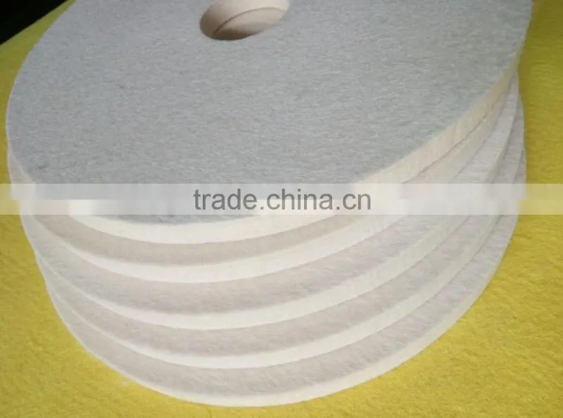 Wool Felt Polishing Wheels / edge felt wheels/Felt Buffing Wheels