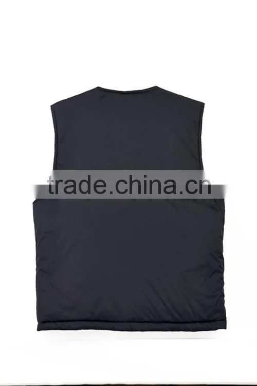 Best Quality Fashion Heating Leather elderly vest with high-tech electric heating clothing/elderly vest battery heated clothing/