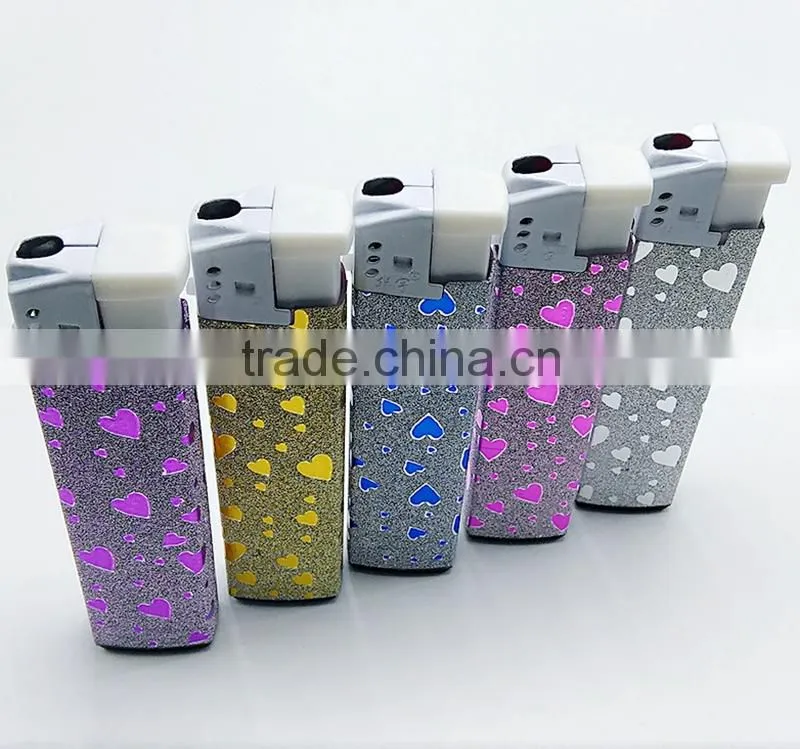 Flash sticker rechargable lighters car cigarette homemade lighter