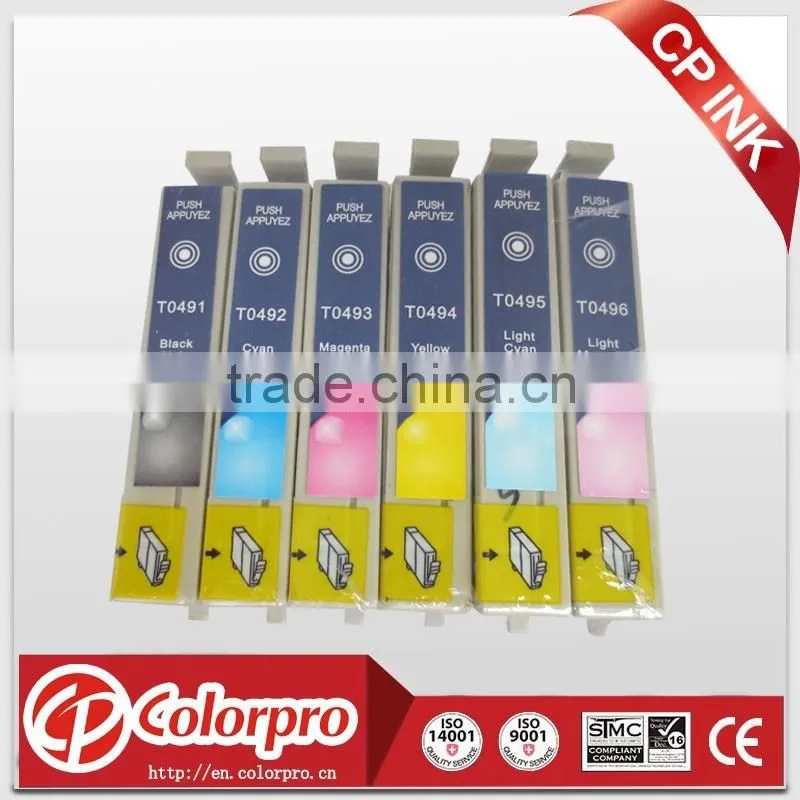 Compatible ink cartridge for epson T0491--T0496 suit for epson Stylus Photo RX510,RX630,RX650 printer