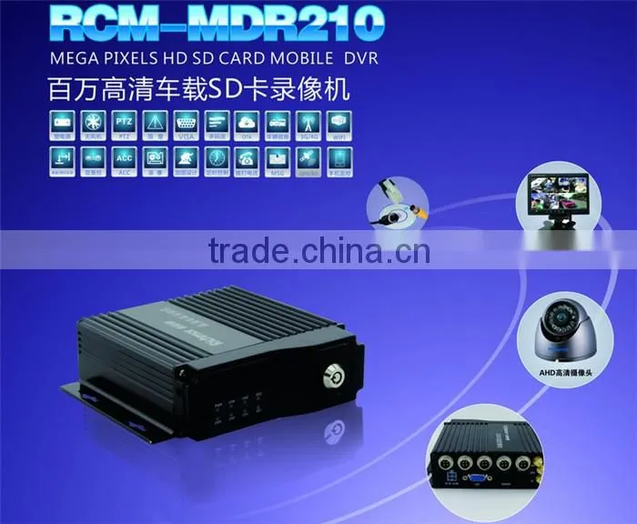 H.264 mobile car dvr 3g support for apple android mobile phone monitoring