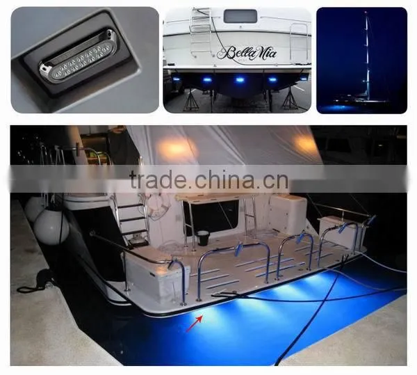 Blue White 2x9W Surface Mount LED Marine Navigation Lights