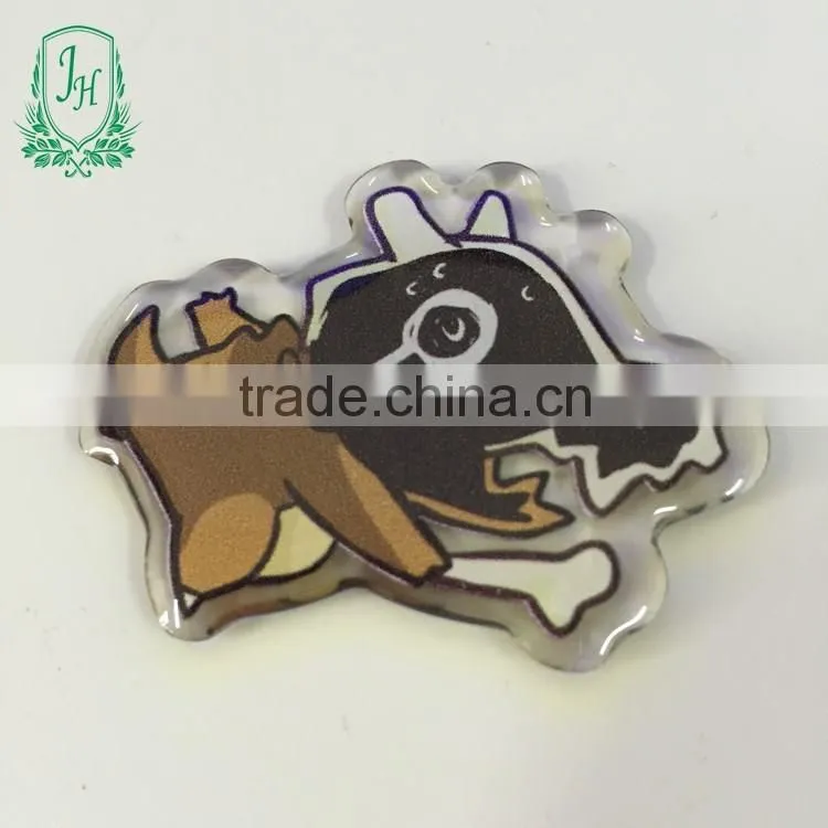shoes shape China Factory Personlaized Promotional Custom Double Side printing Acrylic Key Ring
