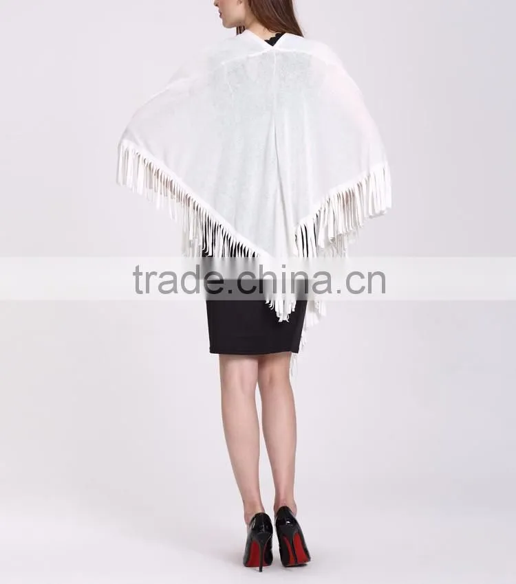 2016 Fashion Short Style Coat White for Women in Guangzhou