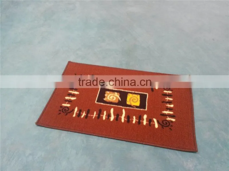 Loop pile door mat