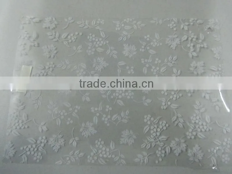 Embossed window sticker 9025