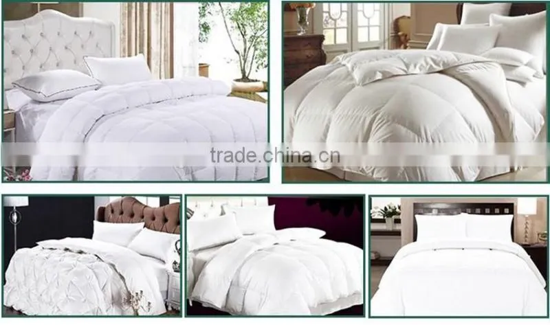 cotton quilts made, jacquard feather quilt, high quality goose down quilt/comforter/ duvet