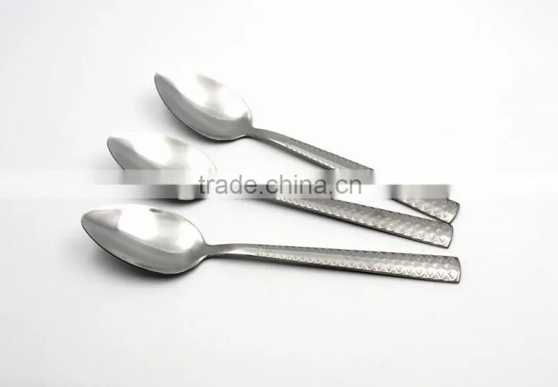 2016 hot sale wedding favors fish-scale stainless steel spoon and fork sets