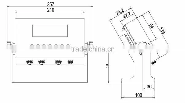 anti-explosion weighing indicator weight indicator
