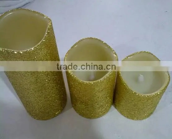 icecream flameless battery operated candles with remote