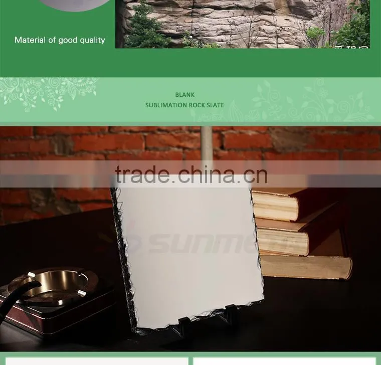 Sunmeta factory directly 3D sublimation blank rock photo SH19 15*15CM