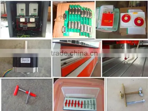 Cheap Wood Advertising sign Best supplier and advertising engraving machine metal wood plastic QL-1224 cnc router