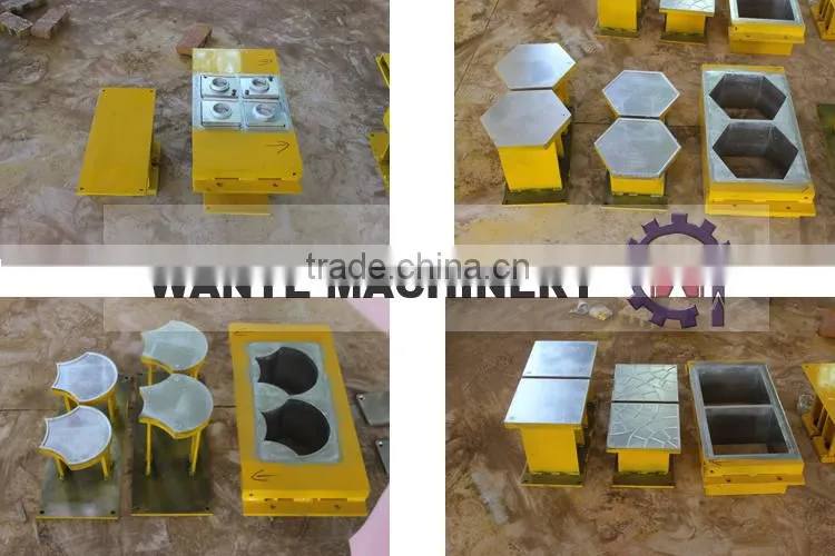 WANTE BRAND WT2-10fully automatic compressed earth interlocking brick machine