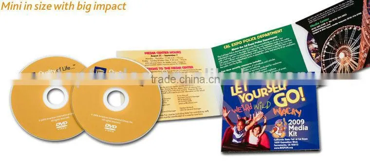 DVD replication offseting printing orders with Cardboard sleeve