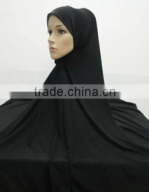 H158 new style plain big size hijab,long hijab