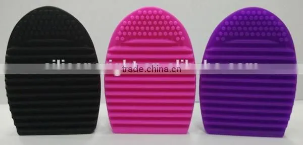 silicone egg makeup brush cleaner