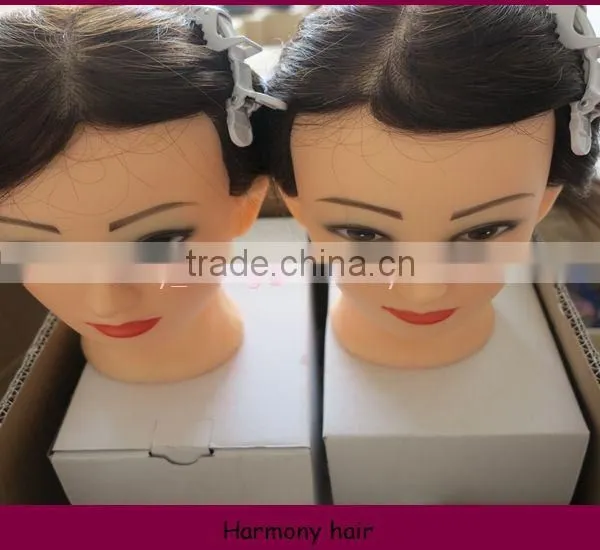 Hot selling Stock black mannequin heads with hair