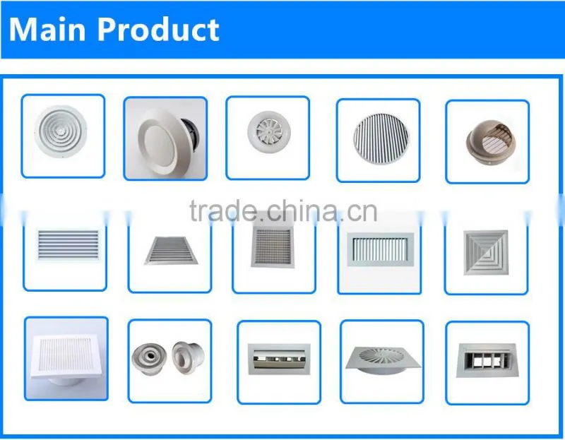 700mm Aluminum Adjustable Blade Swirl Air Diffuser