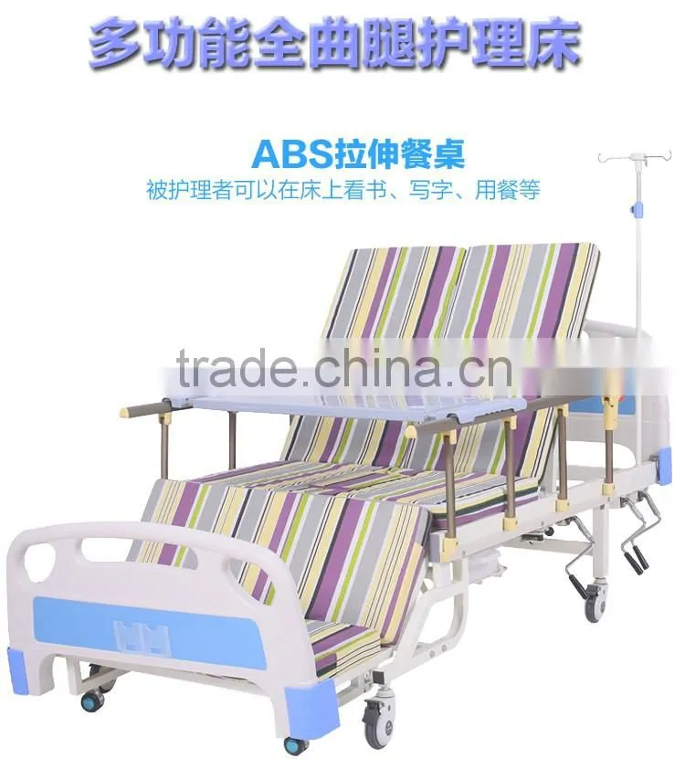 Alibaba china household multifunctional manual hospital bed made in china