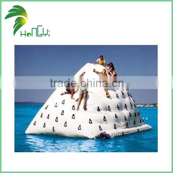 moving rock climbing inflatable pool slide with climbing wall inflatable rock climbing slides