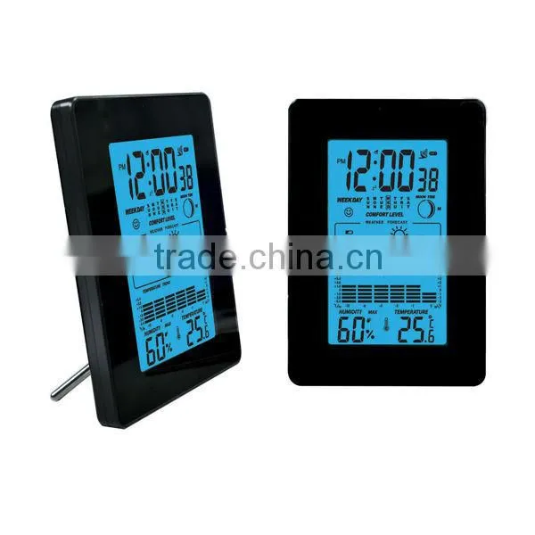 Large Screen Digital Weather Station With Weather forecast clock