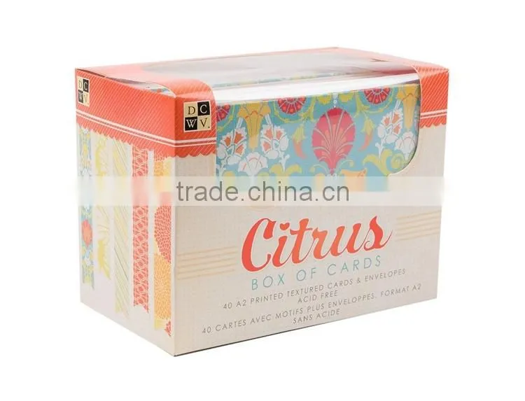 New plastic window clear pvc box