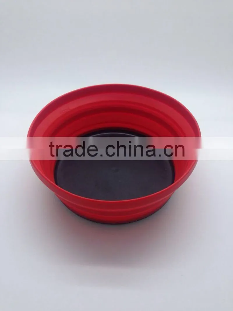 Easy to use fashion food grade silicone foldable water cup for travel