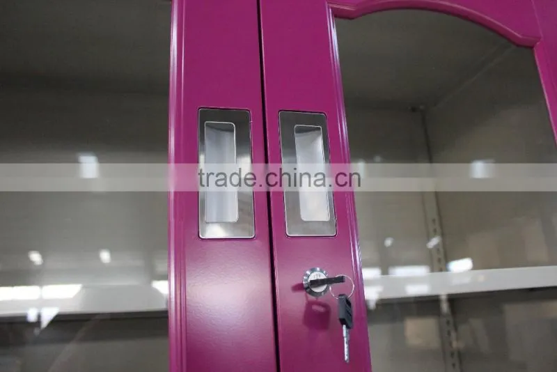 Steel three drawers and 5 doors home cabinet / bulk office furniture