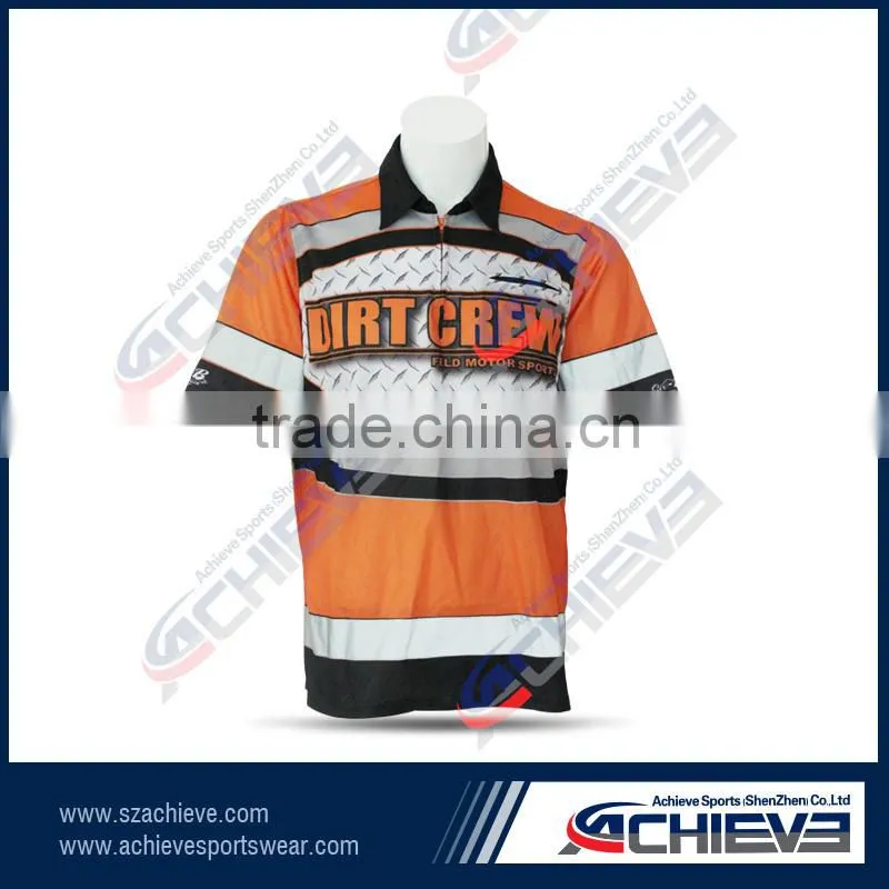 men summer short sleeves customized polo jersey shirts with sublimation printing