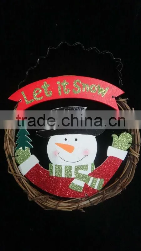 HANDMADE HANGING DOOR SIGNS WELCOME LET IT SNOW HO HO HO