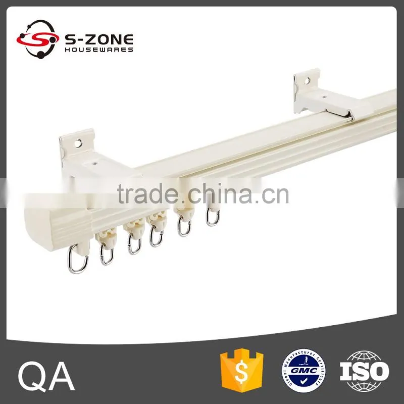 Home decoration accessories plastic cover sliding curtain rail