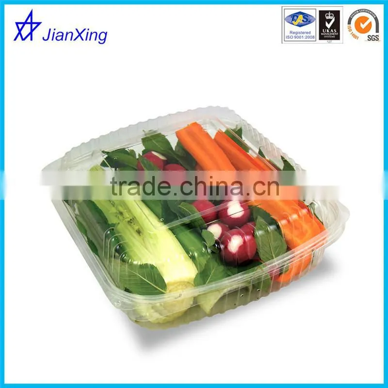 Fresh keeping blister disposable transparent plastic box fruit platter blister box