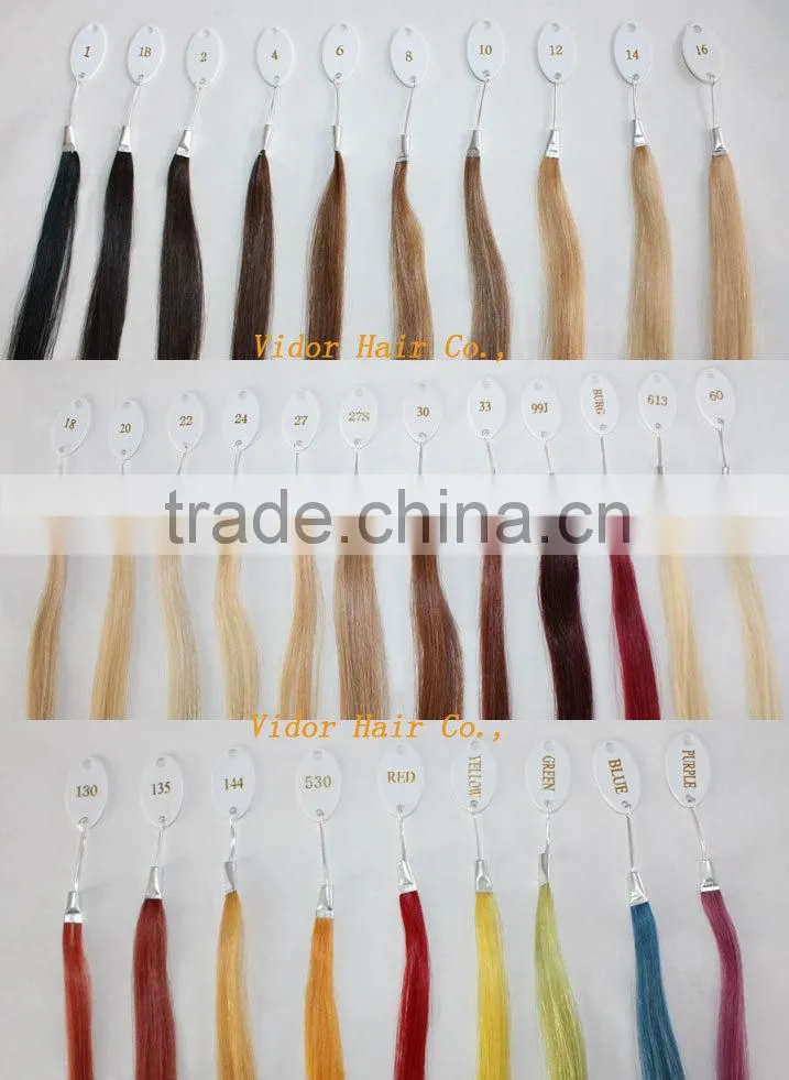 OEM Piano Color Human Hair Half Wig