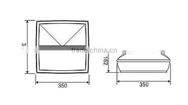 30w ip65 aluminum lamp body energy saving outdoor led garden wall lights
