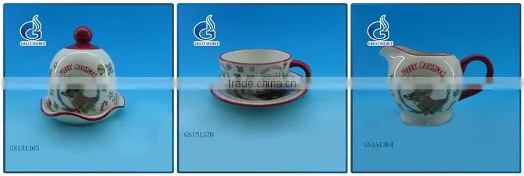 Multifunction hot sale christmas decoration ceramic mugs promotional