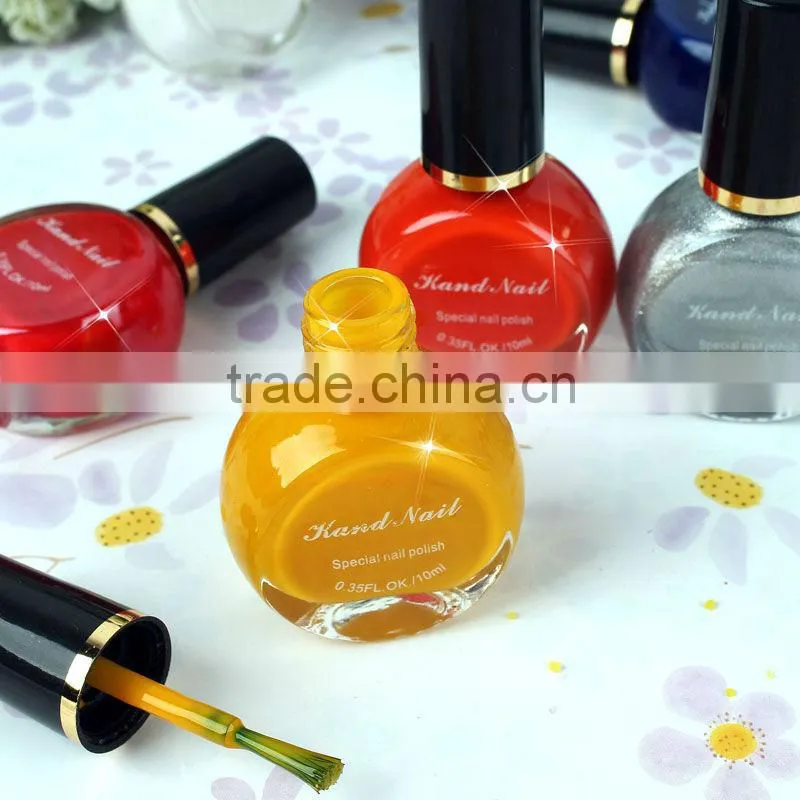 2016 new 26 colors 10ml Hot sale Cheap nail art stamping polish