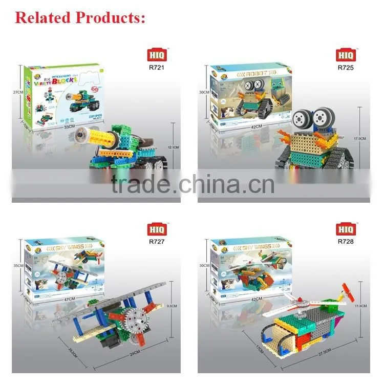 Remote control plastic building blocks educational toys for kids