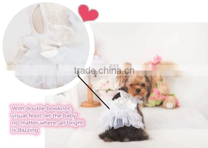 Puppy Party Pet Skirt Dog Clothes Princess Dress Apparel