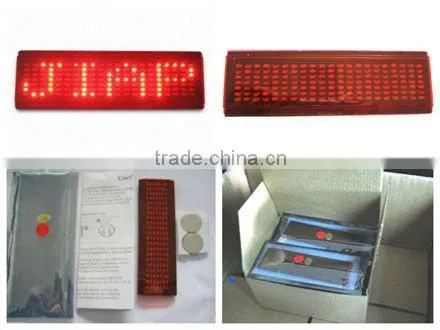 led scrolling sign t shirt message fashion wholesale t-shirt led display