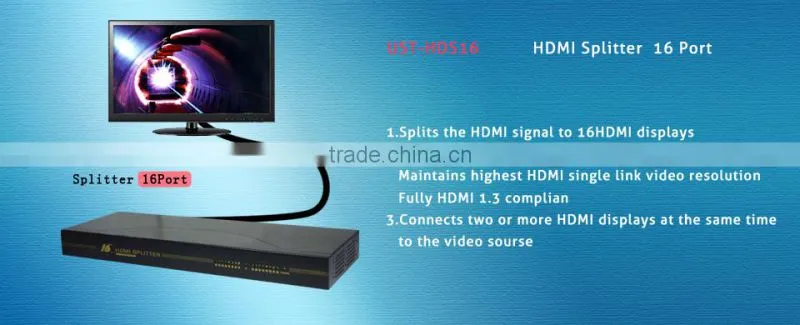 external HD Splitter 16 Port with 3D Support