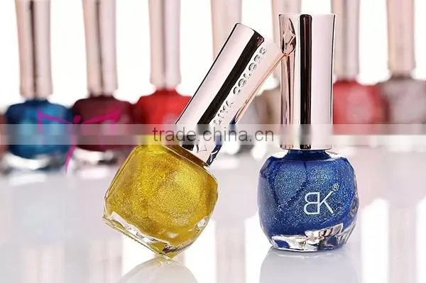 2015 new BK crystal sand nail lacquer