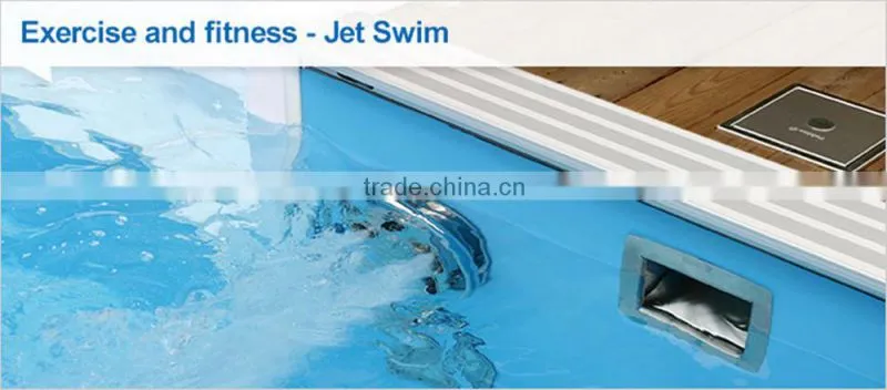 Swimming pool equipment for swimming training
